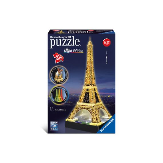 Ravensburger Puzzel 3D Eiffeltoren Met Licht