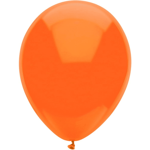 Ballonnen 10 Stuks Rond Oranje