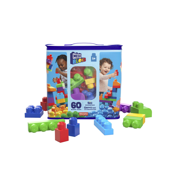 Mega Bloks First Builders Building Bag 60St Trendy