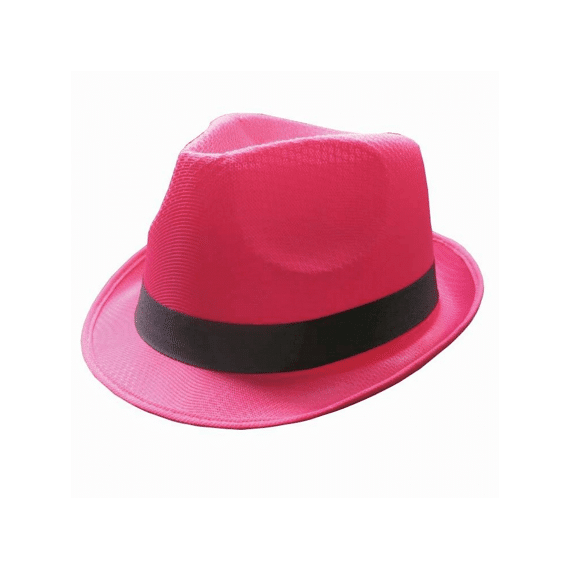 Hoed Funk Neon Roze (type 2)