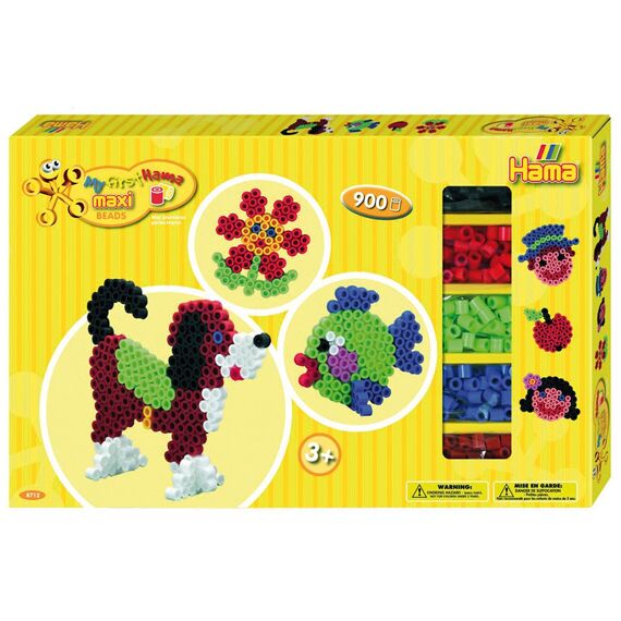 Hama Maxi Parels Giant Gift Box Dieren 900 Parels