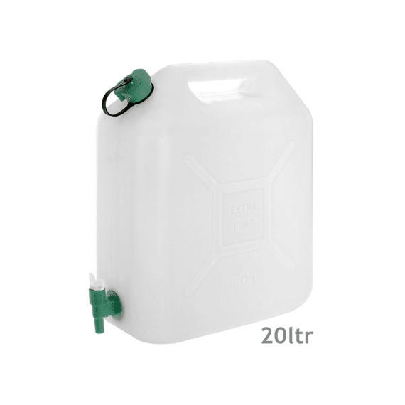 Eda Buiten Jerrykan 20L Kraan Wit