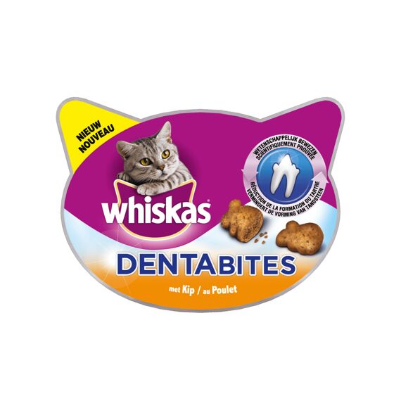 Whiskas Dentabites Kip 40Gr