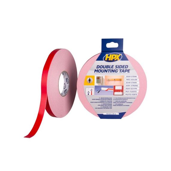 Hpx Mirror Mount Montage Tape 19Mmx25M