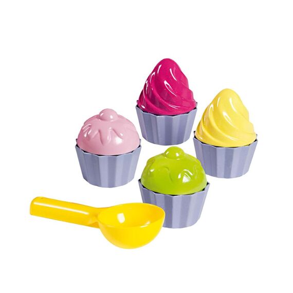 Cup Cake Beach Set Zandvormen 9st