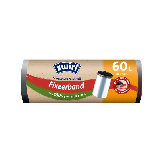 Swirl Pedaalemmerzakken 60L Met Fixeerband 10St