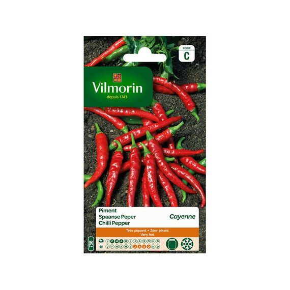 Vilmorin Spaanse Peper Cayenne - Sc