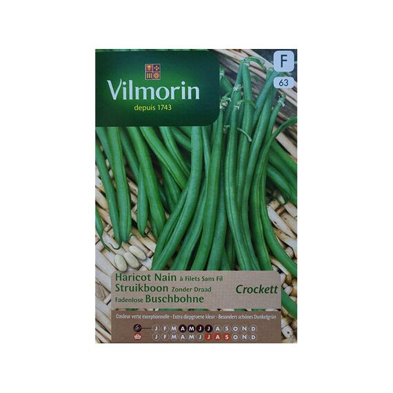 Vilmorin Struikboon Crockett 125G - Sf