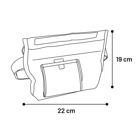 Trim Treat Voedertas Zwart 19X22