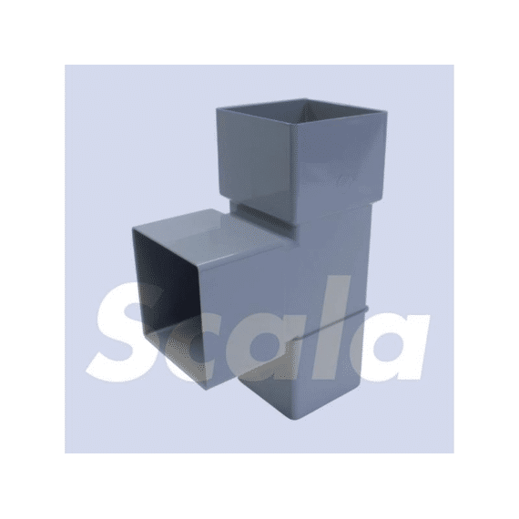 Rwa T-Stuk 80X80 Vierk. 87 Grijs