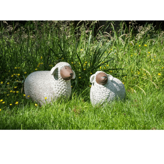 Deco Verglaasd Schaap Wit 17X11X12Cm