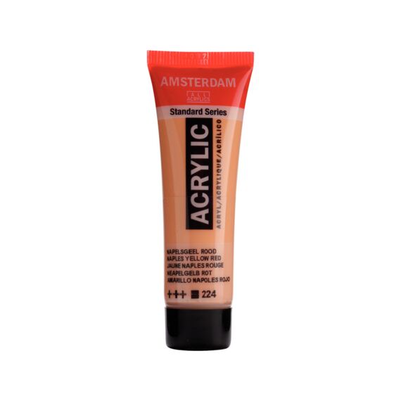 Amsterdam Tube 20Ml Nap. Geel Rood