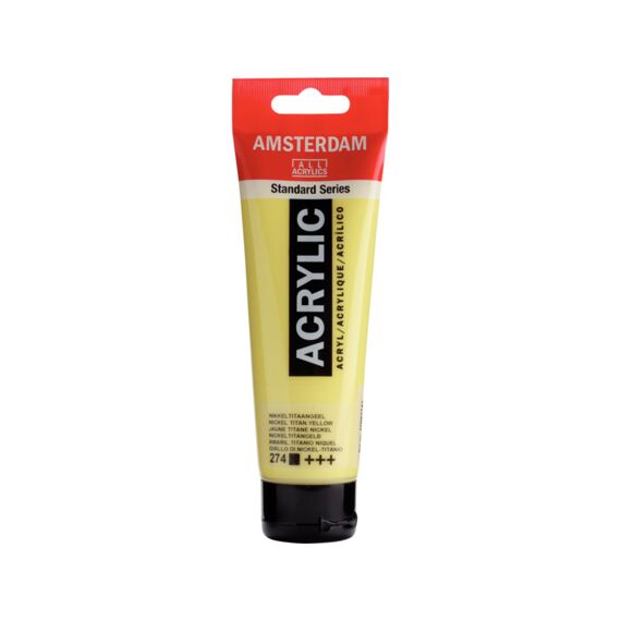 Amsterdam Tube 120Ml Nikkeltit. Geel