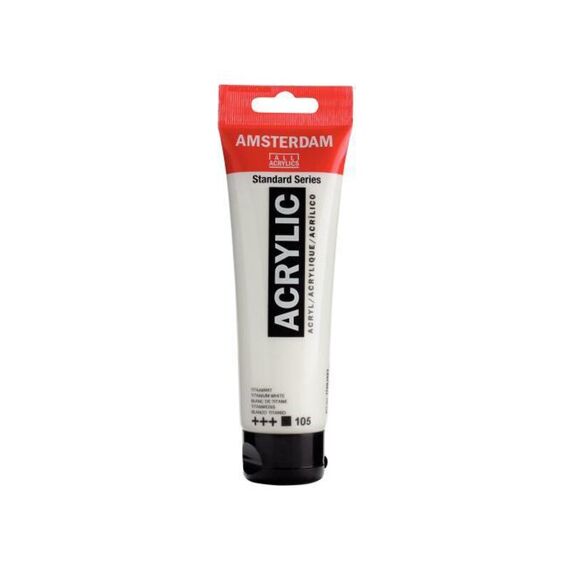 Amsterdam Tube 120Ml Titaanwit