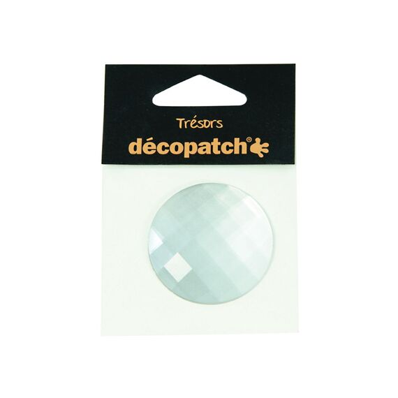 Decopatch Tresors Set Van 1 Cabochons 4.5Cm Wit