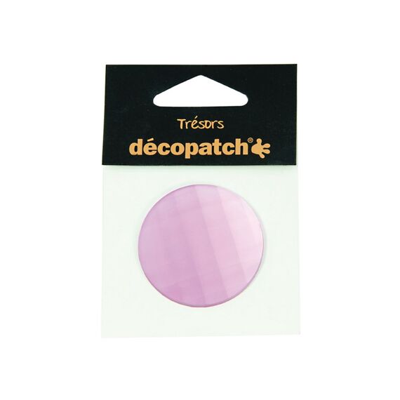 Decopatch Tresors Set Van 1 Cabochons 4.5Cm Roze