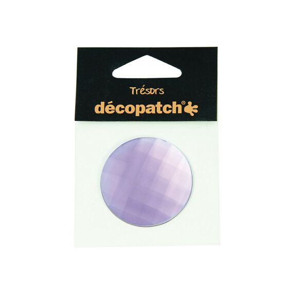 Decopatch Tresors Set Van 1 Cabochons 4.5Cm Paars