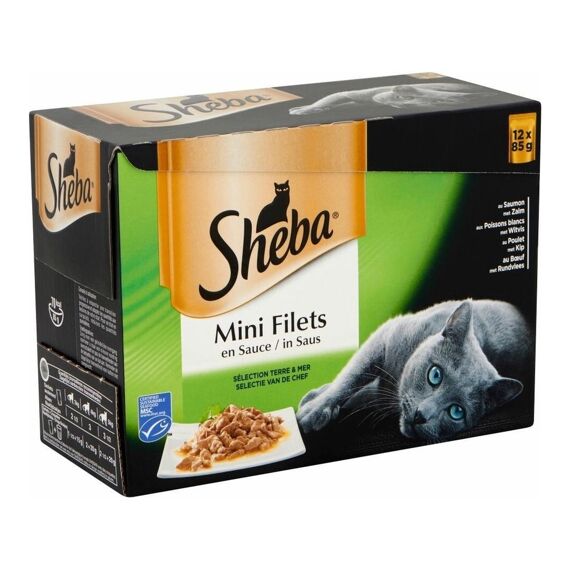 Sheba Alu Minifilets Mix 12x85Gr