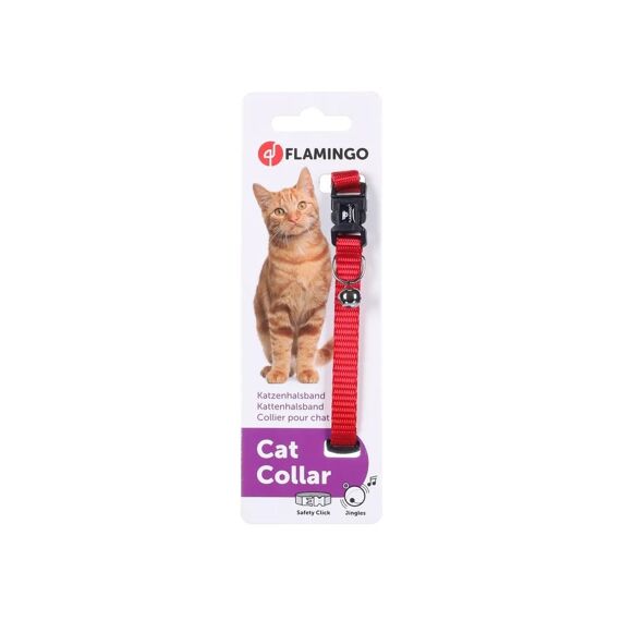 Asp Kattenhalsb+Bel Rood 30Cm