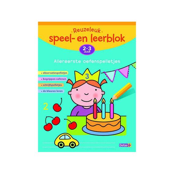 Reuzeleuk Speel En Leerblok Allereerste Oefenspelletjes 2-3J