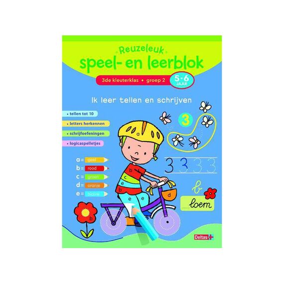 Reuzeleuk Speel En Leerblok Ik Leer Tellen En Schrijve 5-6J