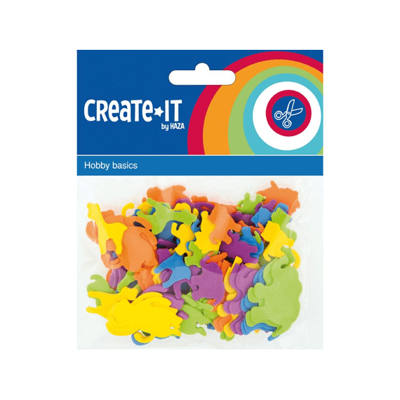 Foam Dieren 64 Stuks