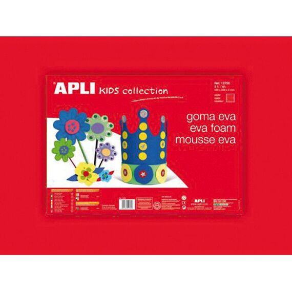 Apli Schuimrubber 40X60Cm Per Stuk Rood