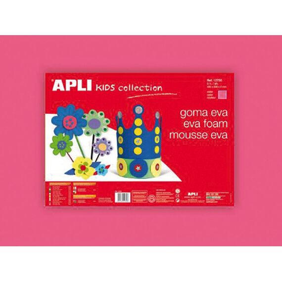 Apli Schuimrubber 40X60Cm Per Stuk Roze