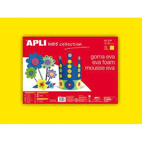 Apli Schuimrubber 40X60Cm Per Stuk Geel