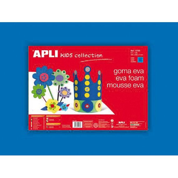 Apli Schuimrubber 40X60Cm Per Stuk Blauw