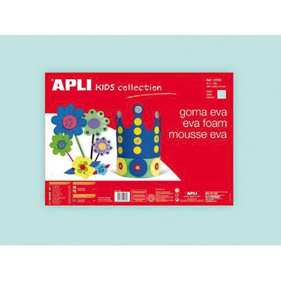 Apli Schuimrubber 40X60Cm Per Stuk Lichtblauw