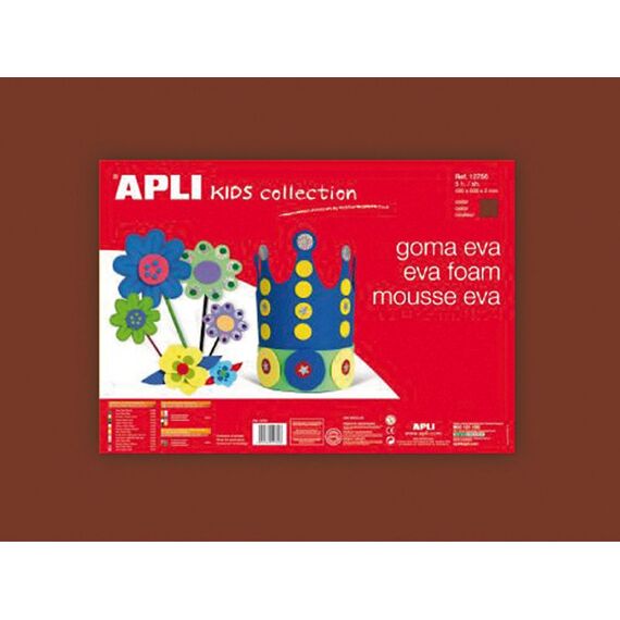 Apli Schuimrubber 40X60Cm Per Stuk Bruin