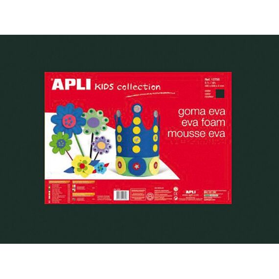 Apli Schuimrubber 40X60Cm Per Stuk Zwart