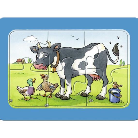 Ravensburger Puzzel My First Puzzle 3X6 Stuks Frame Goede Vrienden