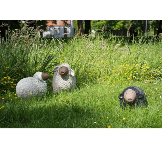 Deco Verglaasd Schaap L24Cm W16Cm H16Cm Antra