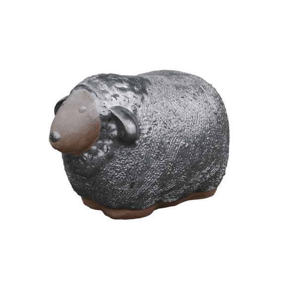 Deco Verglaasd Schaap L24Cm W16Cm H16Cm Antra