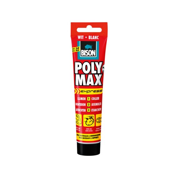 Bison Poly Max Express Wit Tub 165G 6 Nlfr