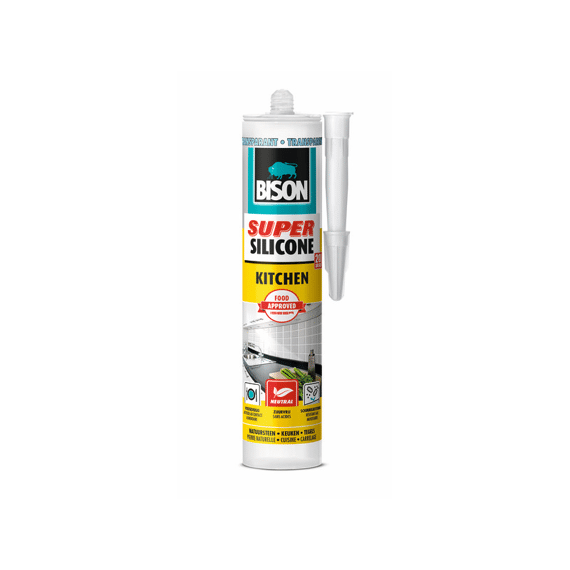 Bison Super Silicone Kitchen Transp Crt 300Ml 12 Nlfr