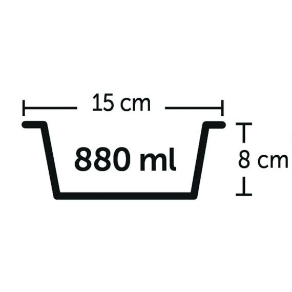 Knaagdierpot Inox Met Haak L 800Ml