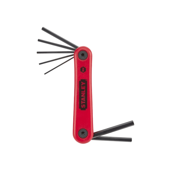Stanley Inklapbare Inbussleutels 1,5 - 6 mm set (7 stuks)