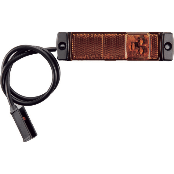 Led Markeringslicht 130X32 Oranje 12/24V