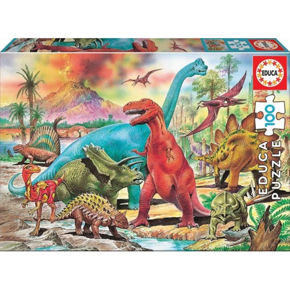 Jpm Educa Puzzel 100 St. Dinos