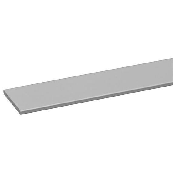 Afdekprofiel aluminium geanodiseerd 2x20mm naturel 100cm