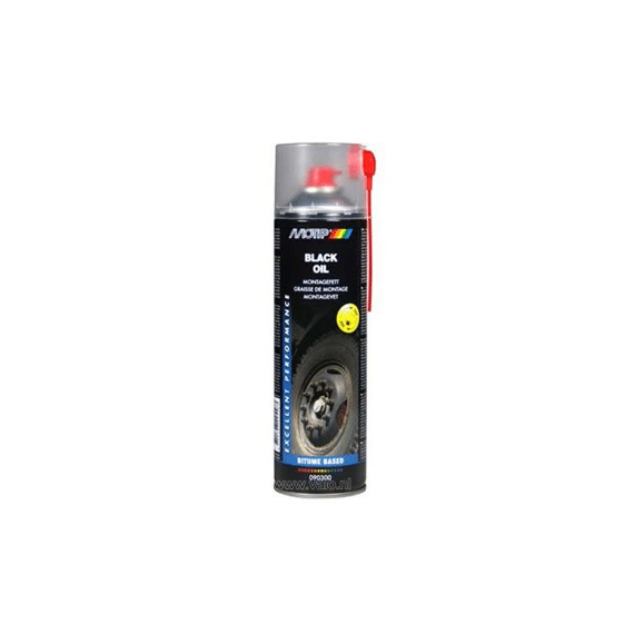 Motip Spray 500Ml Motip Zwart Montagevet