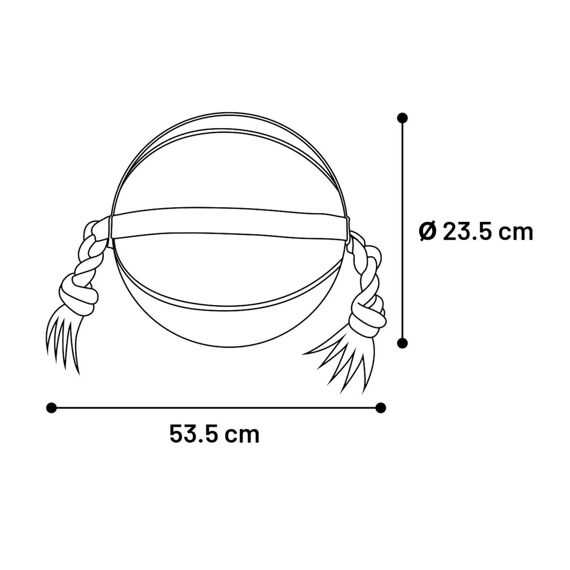 Actionbal-Basketbal 24Cm