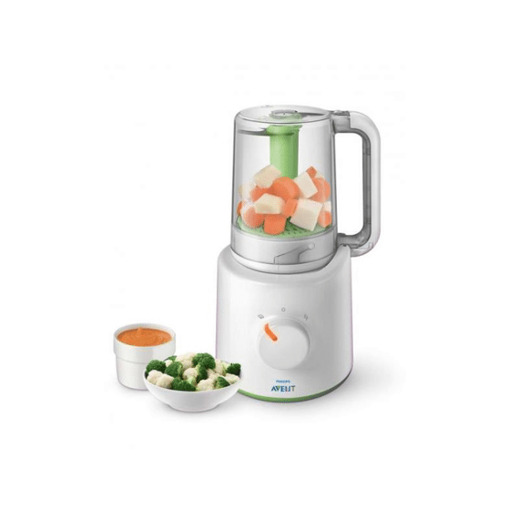 Avent Stomer/Blender +5 Via Potjes 240Ml