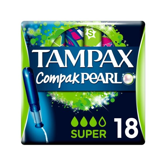 Tampax Tampons Compak Pearl Super 18St