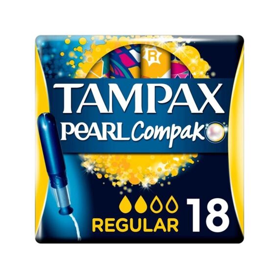 Tampax Tampons Compak Pearl Regular 18St