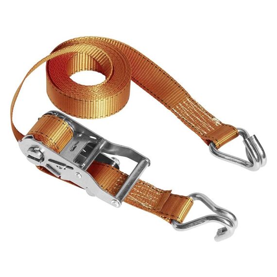 Spanband Met Klem 4.25 M X 25 Mm En J-haak- Ergonomische Handgreep