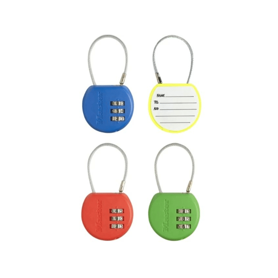 Hangslot Met Adreslabel 42 Mm - Huis Van Abs Plastic
